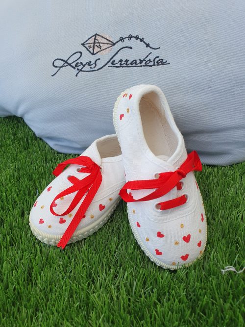 Zapato corazones